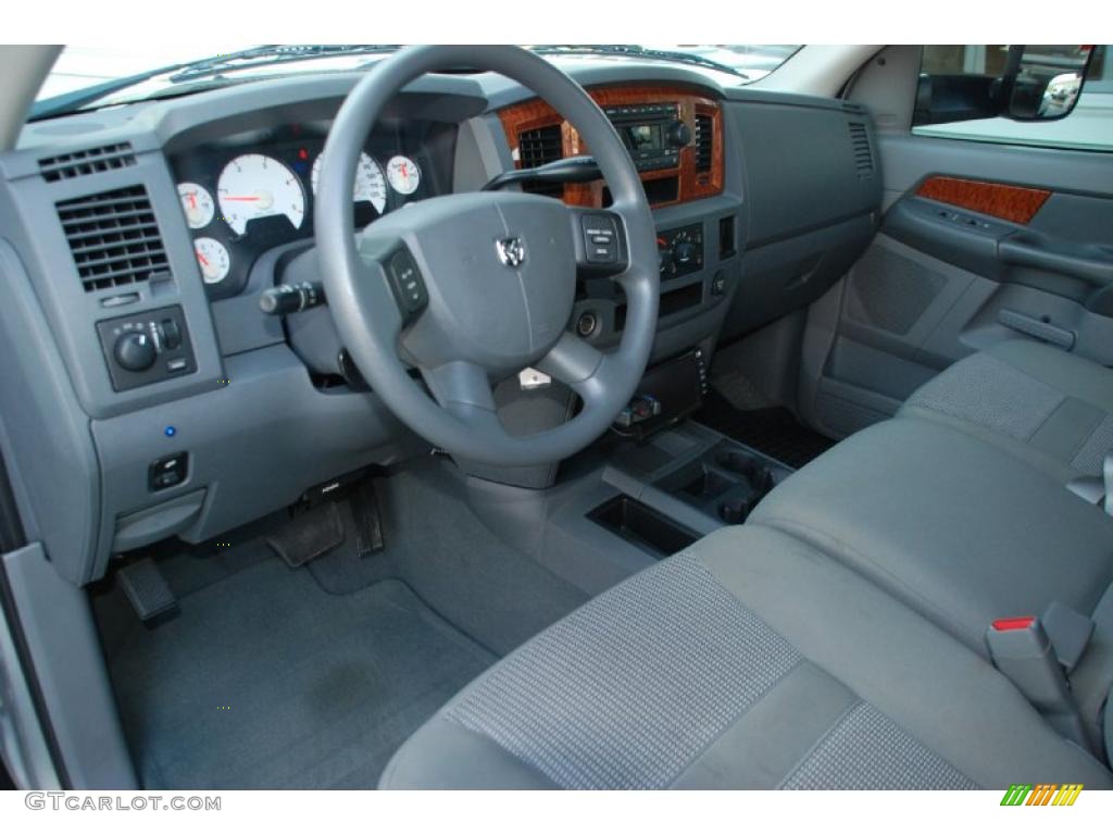 Medium Slate Gray Interior 2006 Dodge Ram 3500 SLT Mega Cab Dually Photo #48190840