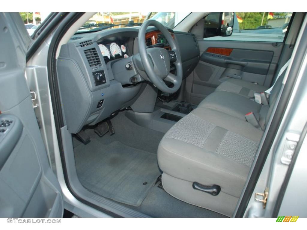 Medium Slate Gray Interior 2006 Dodge Ram 3500 SLT Mega Cab Dually Photo #48190849