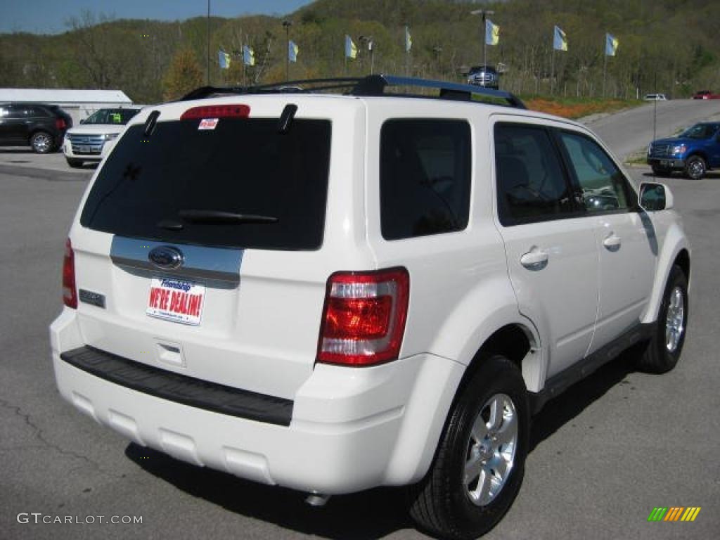2011 Escape Limited 4WD - White Suede / Camel photo #6