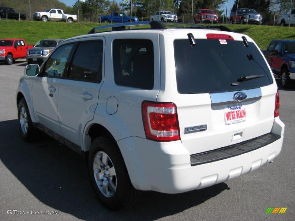 2011 Escape Limited 4WD - White Suede / Camel photo #9