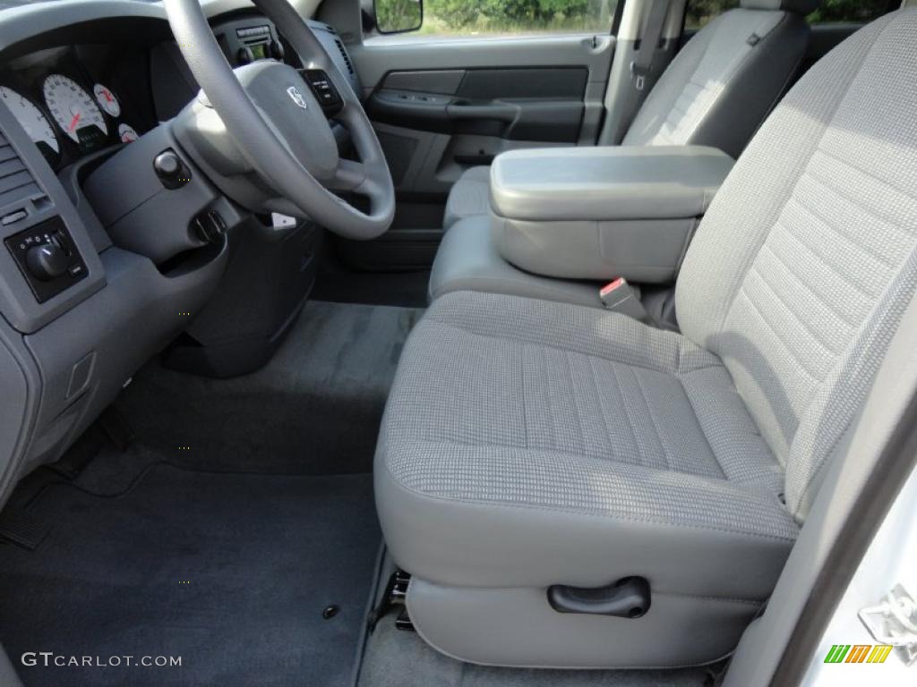 Medium Slate Gray Interior 2008 Dodge Ram 2500 SXT Quad Cab Photo #48191296