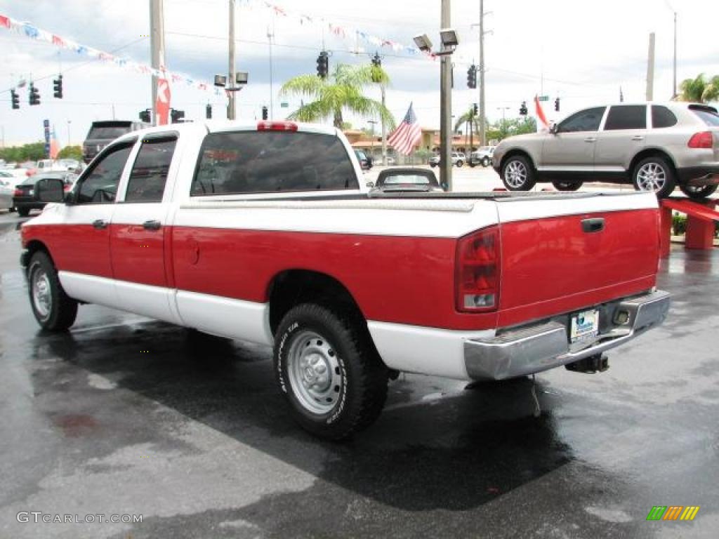 2003 Ram 2500 ST Quad Cab - Bright White / Dark Slate Gray photo #7