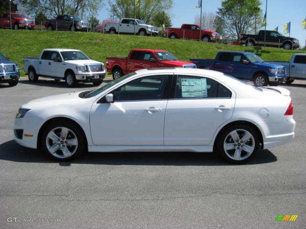 2011 Fusion Sport - White Platinum Tri-Coat / Sport Black/Charcoal Black photo #1