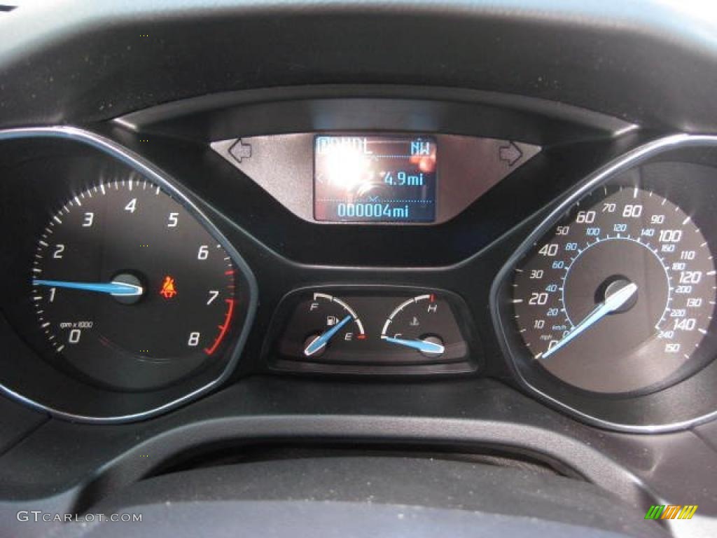 2012 Ford Focus SE SFE Sedan Gauges Photo #48192557