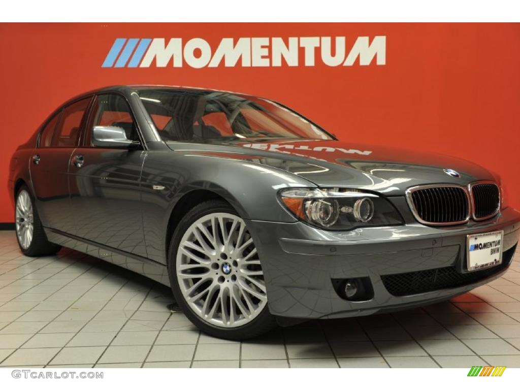 2008 7 Series 750i Sedan - Titanium Grey Metallic / Flannel Grey photo #1