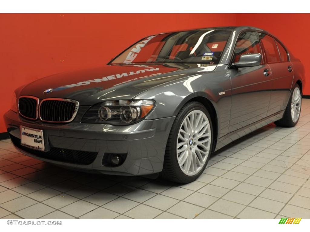 2008 7 Series 750i Sedan - Titanium Grey Metallic / Flannel Grey photo #2