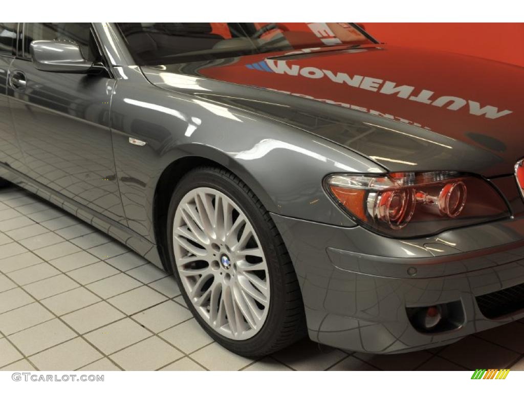 2008 7 Series 750i Sedan - Titanium Grey Metallic / Flannel Grey photo #17