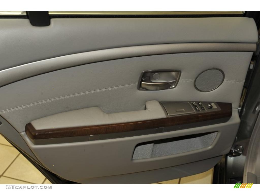 2008 7 Series 750i Sedan - Titanium Grey Metallic / Flannel Grey photo #46