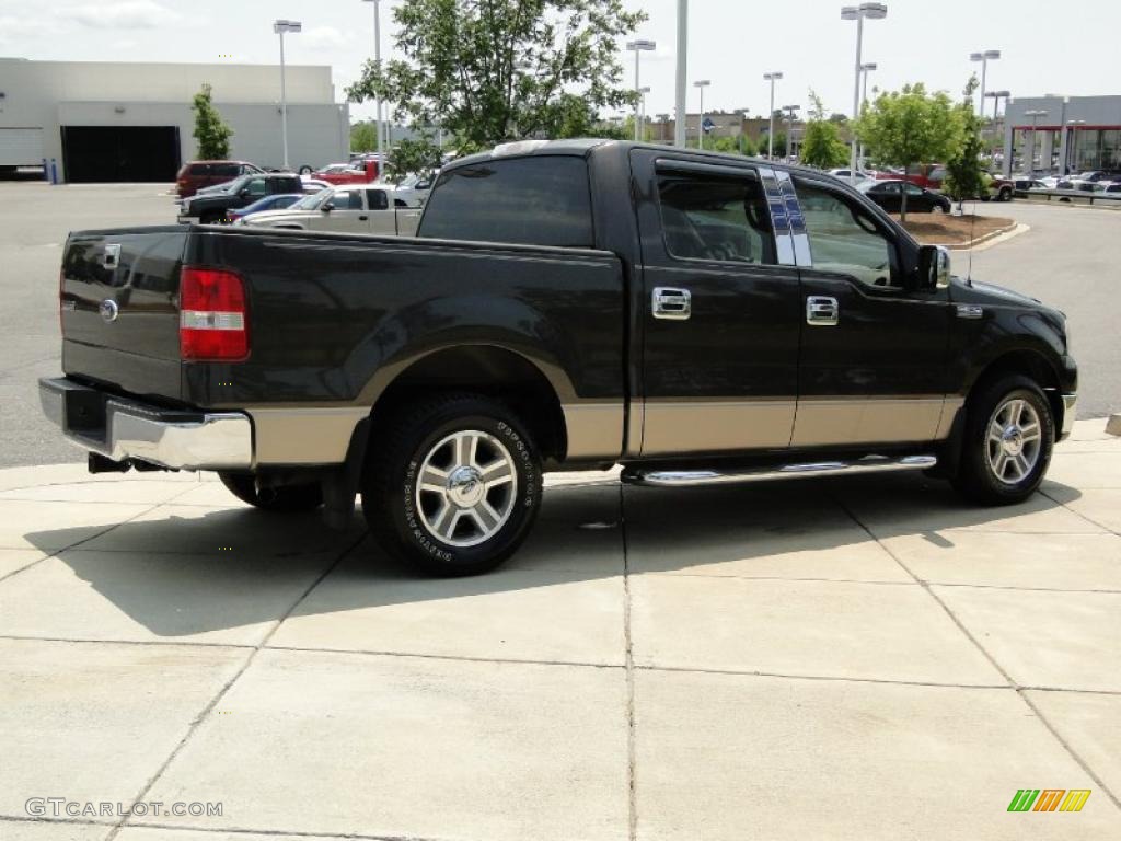 2006 F150 XLT SuperCrew - Dark Stone Metallic / Tan photo #5