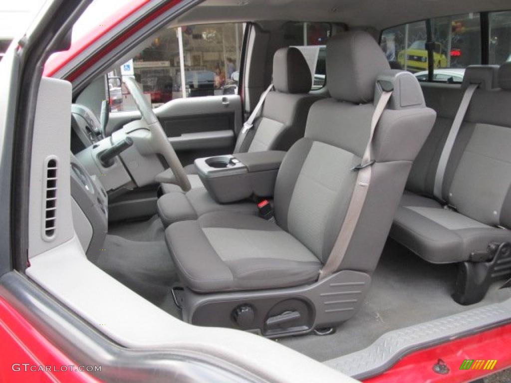 2006 F150 XLT SuperCab 4x4 - Bright Red / Medium/Dark Flint photo #10