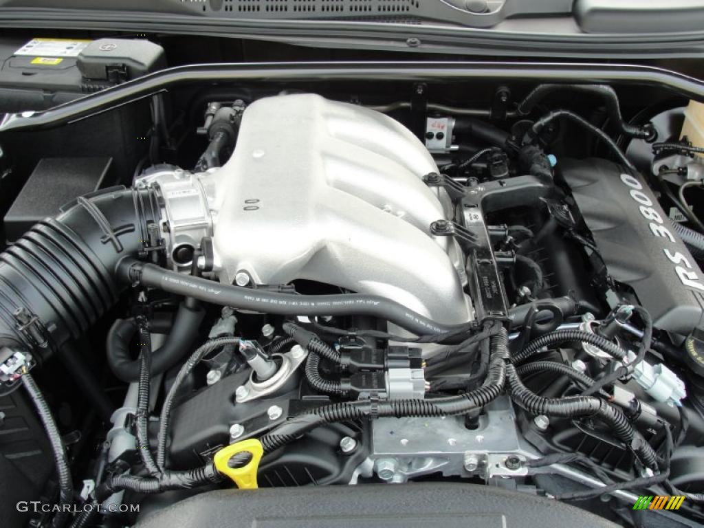 2011 Hyundai Genesis Coupe 3.8 Track 3.8 Liter DOHC 24-Valve CVVT V6 Engine Photo #48197464