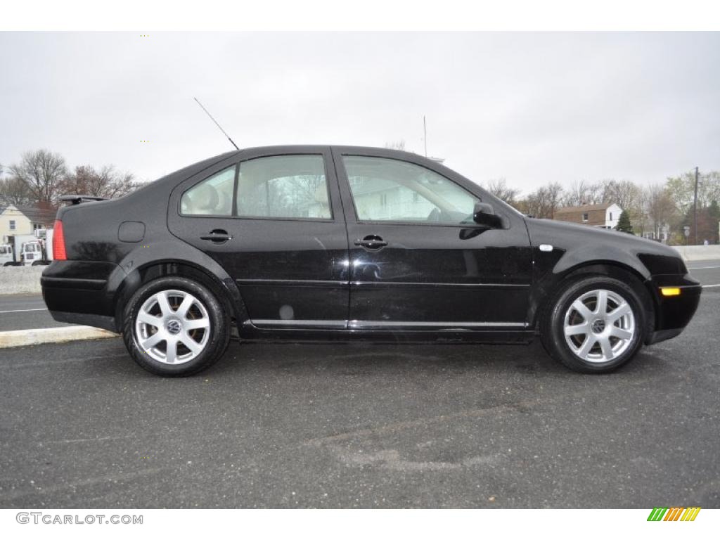 2003 Jetta GLX Sedan - Black / Beige photo #30