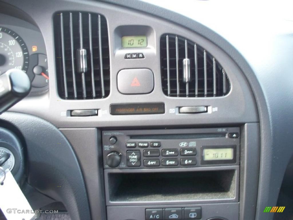 2006 Elantra GLS Sedan - Tidal Wave Blue / Gray photo #15