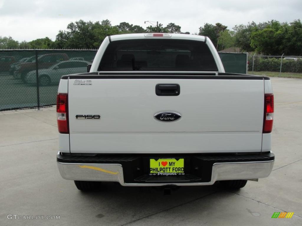 2006 F150 XLT SuperCrew - Oxford White / Tan photo #4