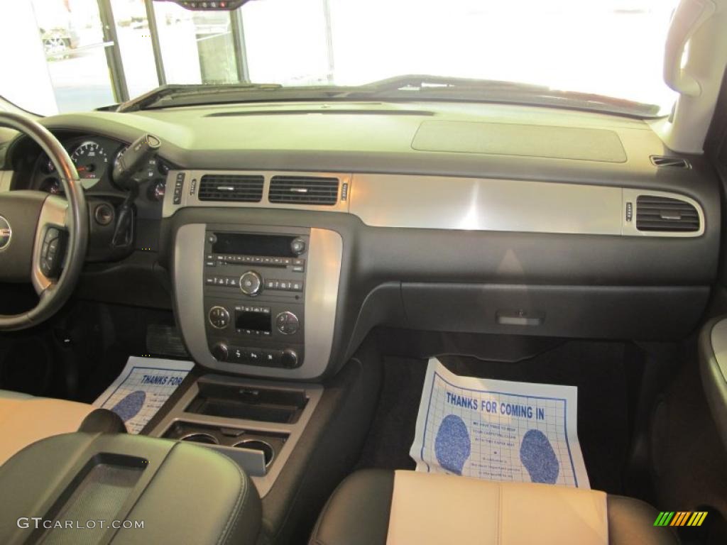 2009 Sierra 1500 SLT Crew Cab 4x4 - Onyx Black / Ebony/Light Cashmere photo #10