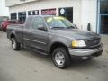 2002 Dark Shadow Grey Metallic Ford F150 XLT SuperCab 4x4  photo #20