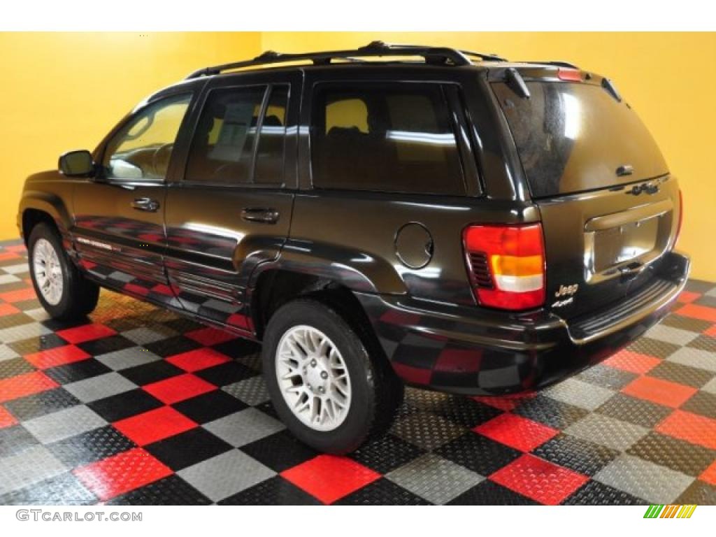 2004 Grand Cherokee Limited 4x4 - Brillant Black Crystal Pearl / Dark Slate Gray photo #3