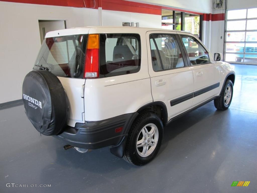 1999 CR-V EX 4WD - Taffeta White / Charcoal photo #4