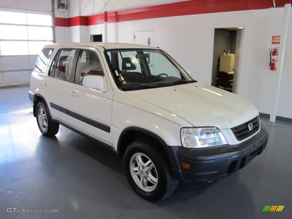 1999 CR-V EX 4WD - Taffeta White / Charcoal photo #5
