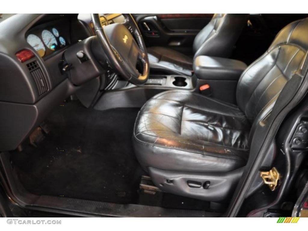2004 Grand Cherokee Limited 4x4 - Brillant Black Crystal Pearl / Dark Slate Gray photo #11
