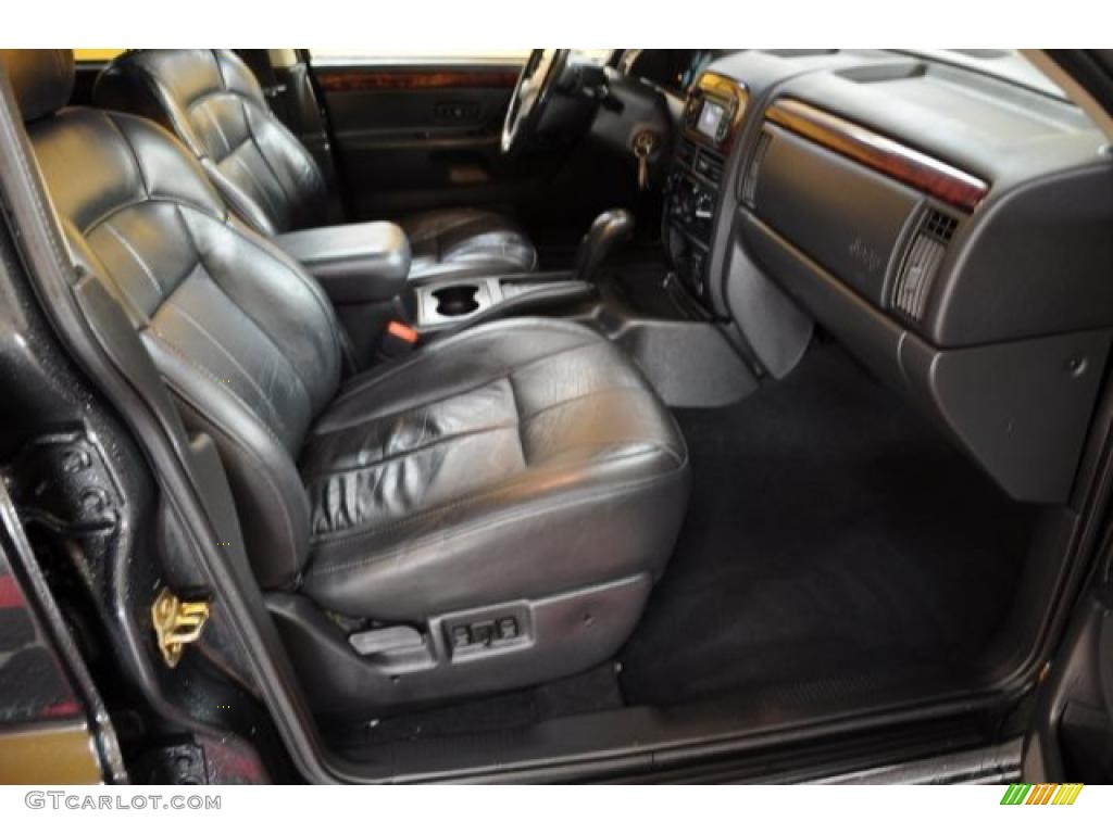 2004 Grand Cherokee Limited 4x4 - Brillant Black Crystal Pearl / Dark Slate Gray photo #15