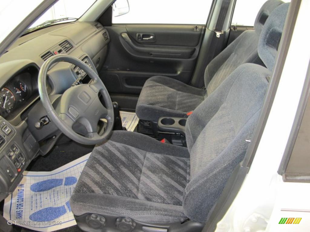 1999 CR-V EX 4WD - Taffeta White / Charcoal photo #13