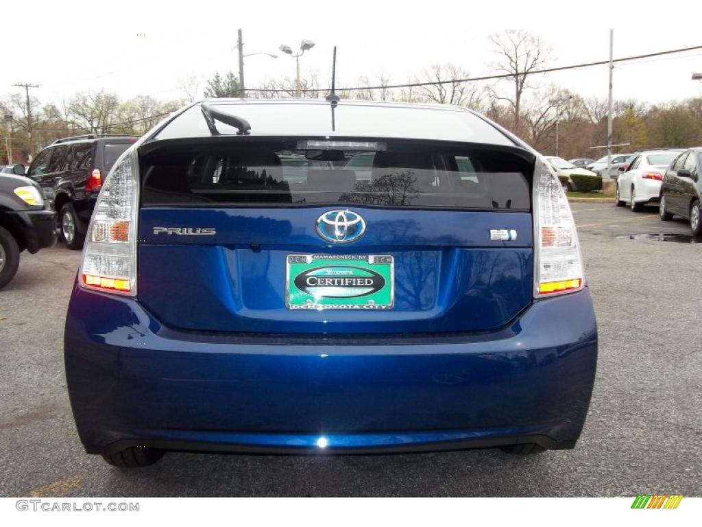 2010 Prius Hybrid IV - Blue Ribbon Metallic / Dark Gray photo #6