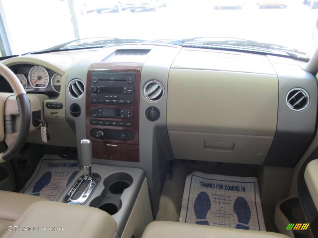 2005 F150 Lariat SuperCrew - Dark Stone Metallic / Tan photo #9