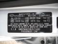 5S: Platinum Silver 2011 Hyundai Accent GLS 4 Door Color Code