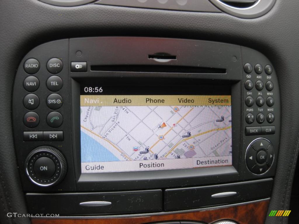 2009 Mercedes-Benz SL 63 AMG Roadster Navigation Photo #48204313