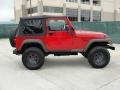 Flame Red 2005 Jeep Wrangler X 4x4 Exterior