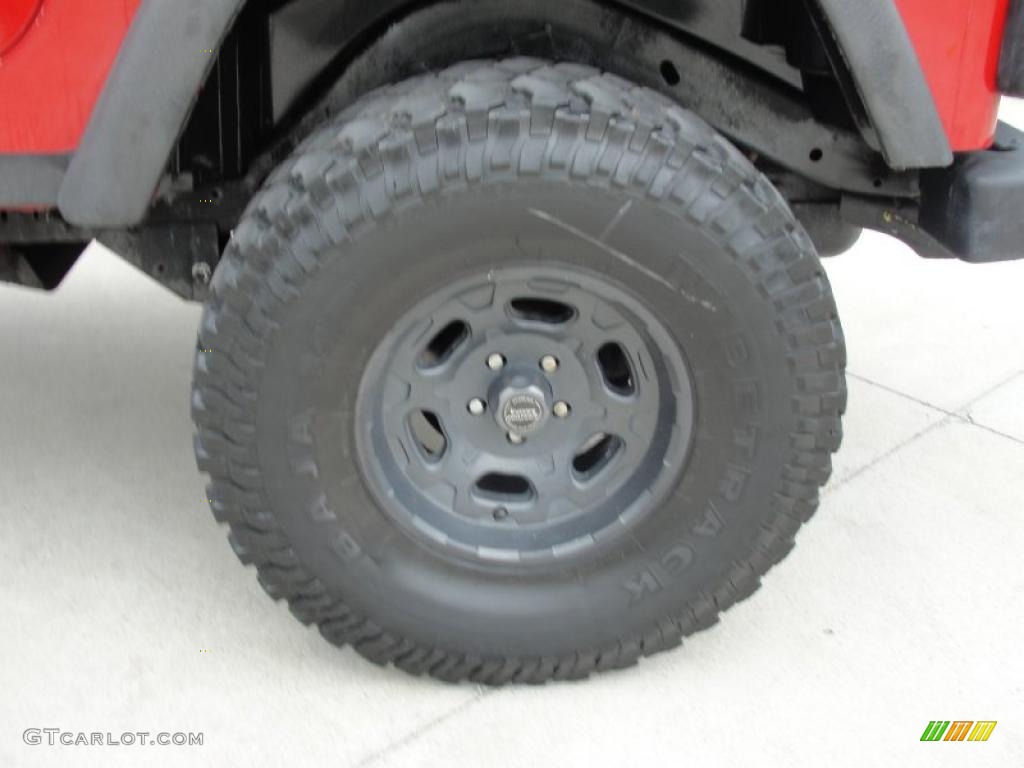 2005 Jeep Wrangler X 4x4 Custom Wheels Photo #48204481