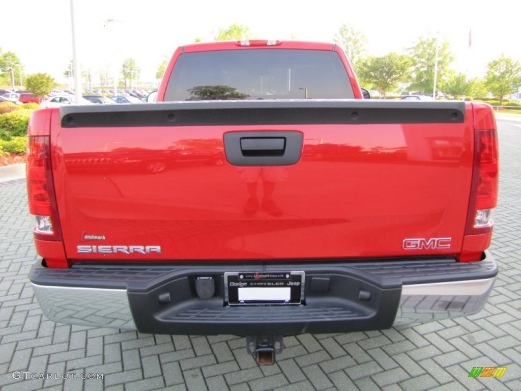 2008 Sierra 1500 Regular Cab - Fire Red / Dark Titanium photo #4