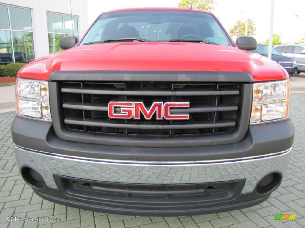 2008 Sierra 1500 Regular Cab - Fire Red / Dark Titanium photo #8
