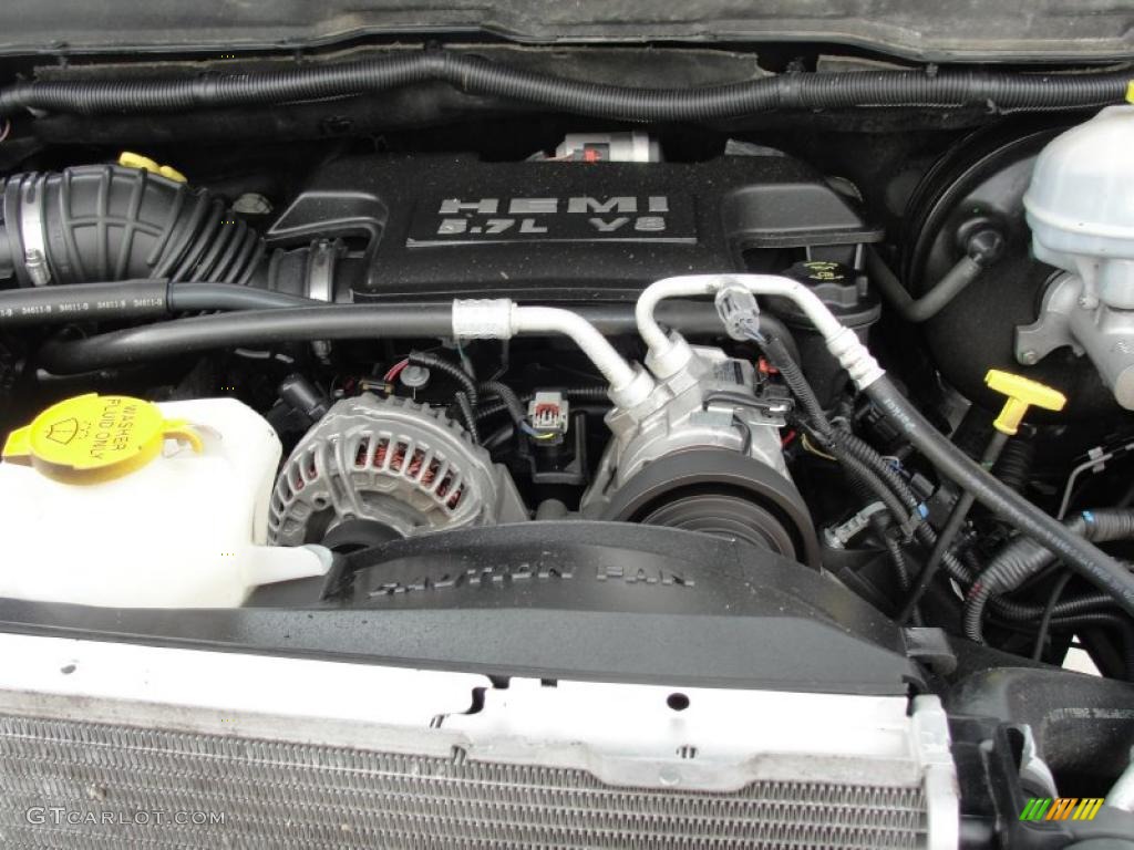 2008 Dodge Ram 1500 SLT Regular Cab 5.7 Liter MDS HEMI OHV 16-Valve V8 Engine Photo #48205876