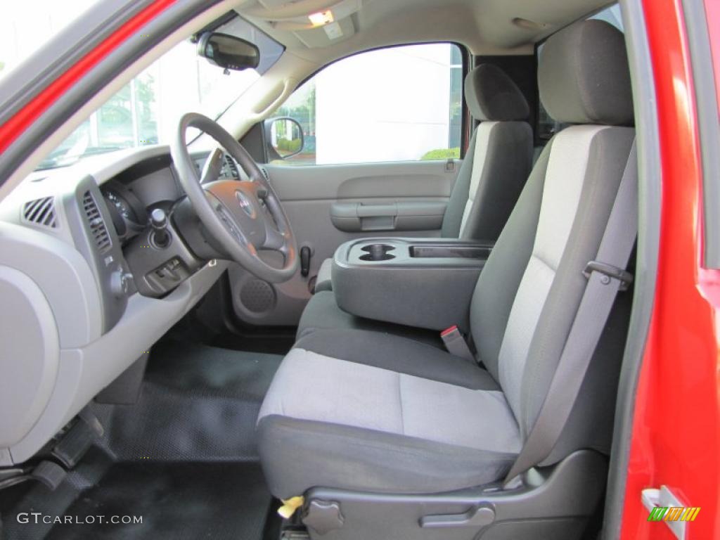 2008 Sierra 1500 Regular Cab - Fire Red / Dark Titanium photo #10