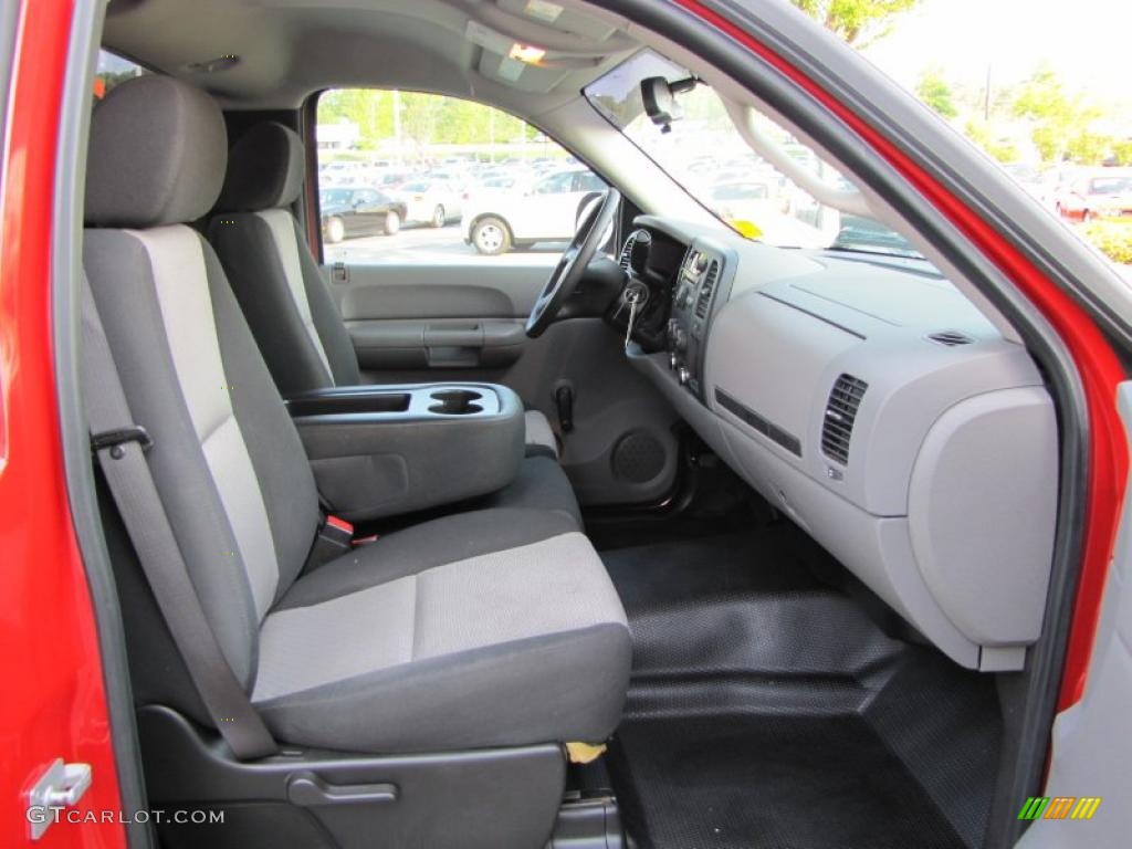 2008 Sierra 1500 Regular Cab - Fire Red / Dark Titanium photo #13