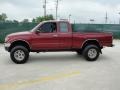 Sunfire Red Pearl 1995 Toyota Tacoma Extended Cab 4x4 Exterior