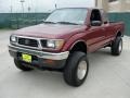 1995 Sunfire Red Pearl Toyota Tacoma Extended Cab 4x4  photo #7