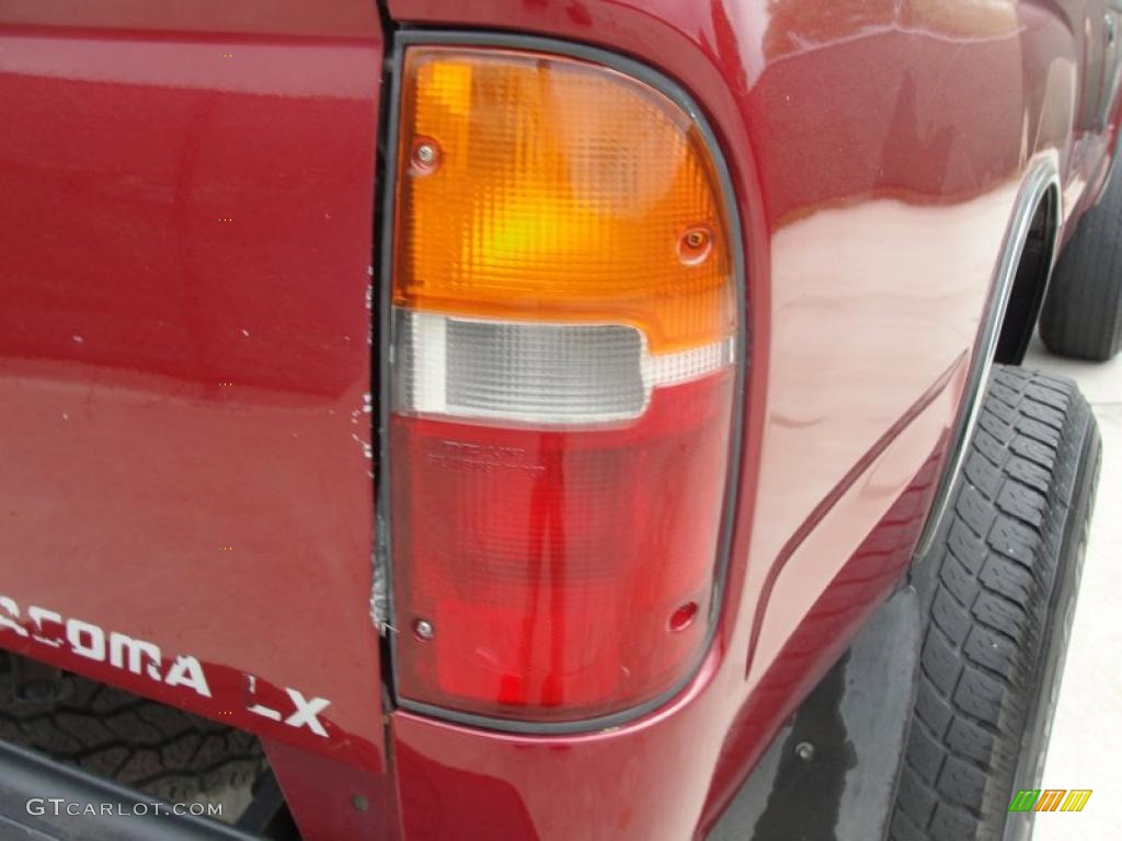 1995 Tacoma Extended Cab 4x4 - Sunfire Red Pearl / Gray photo #17