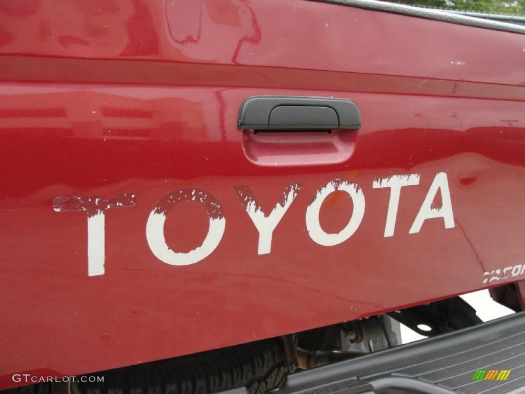 1995 Tacoma Extended Cab 4x4 - Sunfire Red Pearl / Gray photo #18