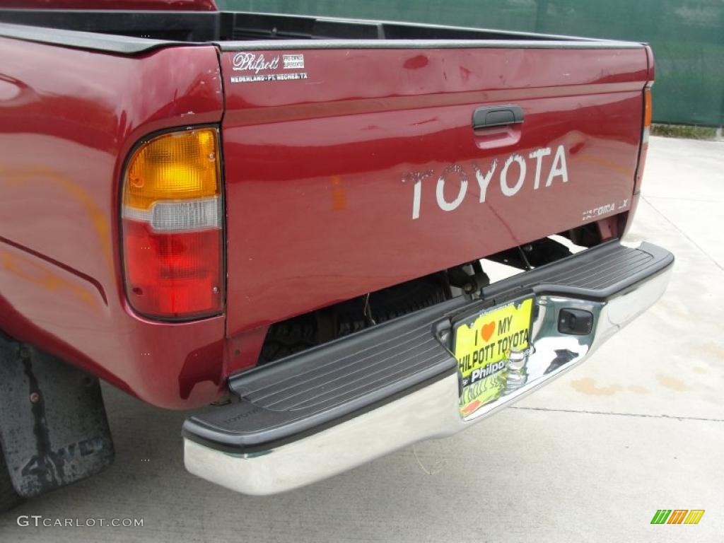 1995 Tacoma Extended Cab 4x4 - Sunfire Red Pearl / Gray photo #19