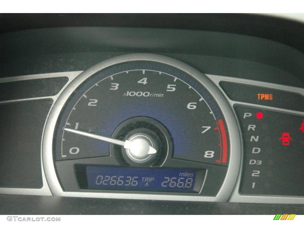 2008 Civic EX Coupe - Rallye Red / Gray photo #9