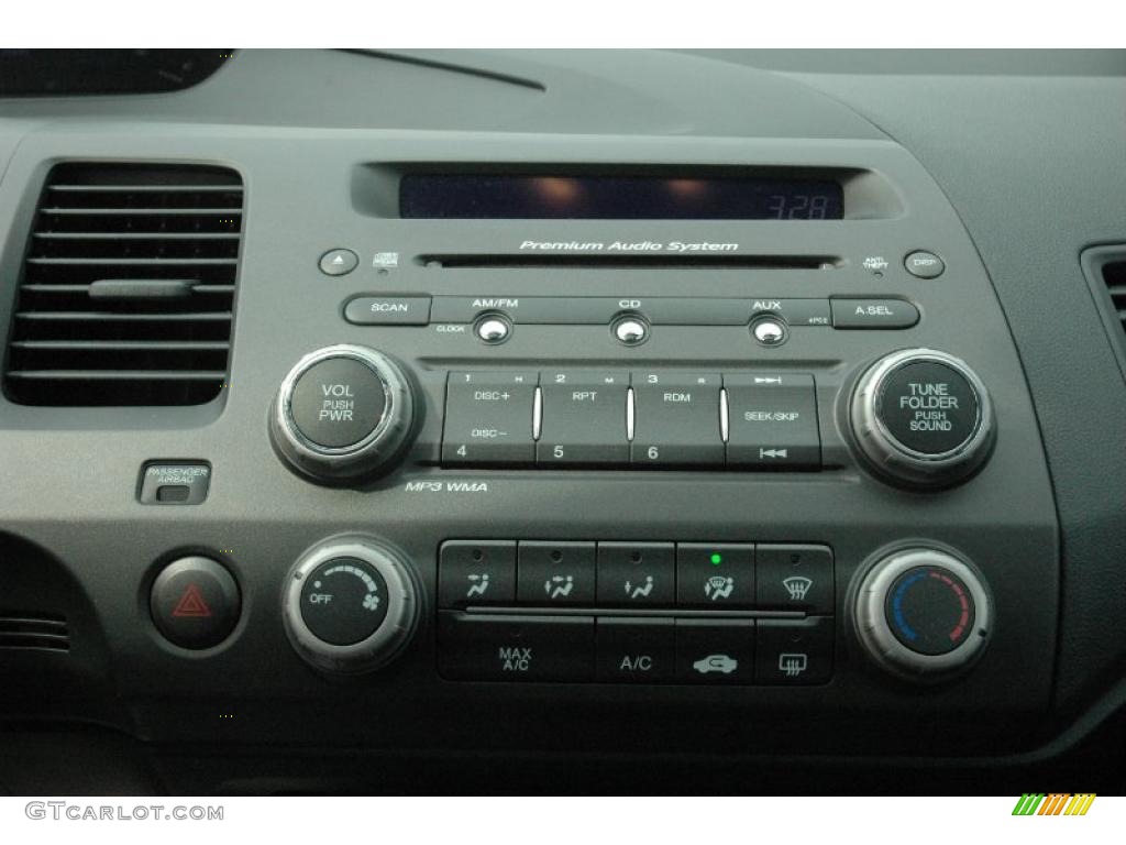 2008 Civic EX Coupe - Rallye Red / Gray photo #10