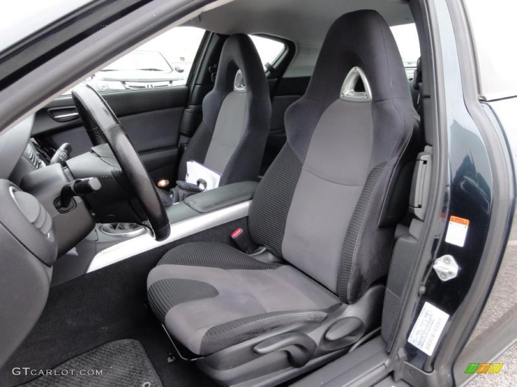 Black/Chapparal Interior 2004 Mazda RX-8 Standard RX-8 Model Photo #48208162