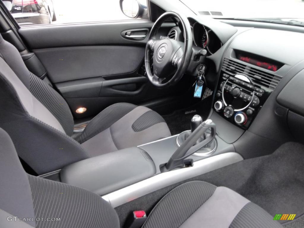 Black/Chapparal Interior 2004 Mazda RX-8 Standard RX-8 Model Photo #48208189
