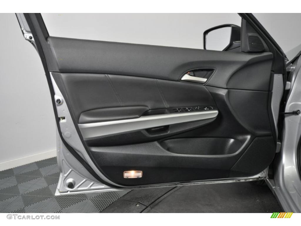 2008 Honda Accord EX-L Sedan Black Door Panel Photo #48208507