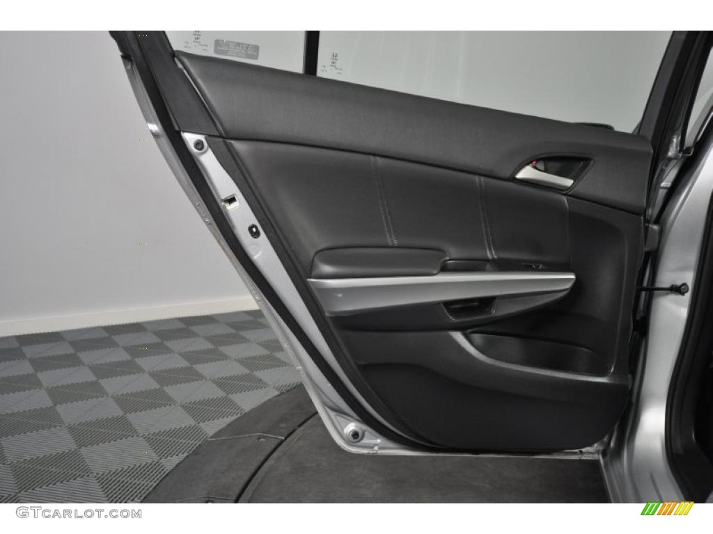 2008 Honda Accord EX-L Sedan Black Door Panel Photo #48208567