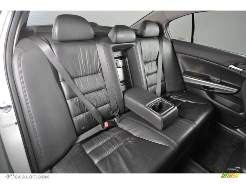 Black Interior 2008 Honda Accord EX-L Sedan Photo #48208693