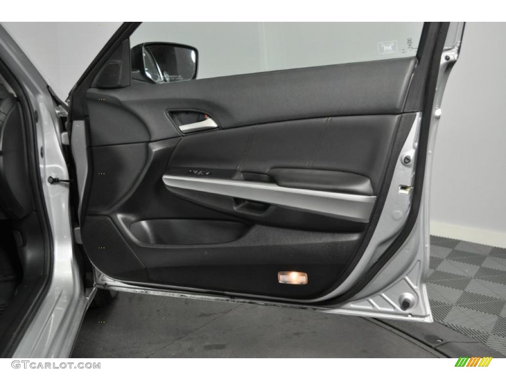 2008 Honda Accord EX-L Sedan Black Door Panel Photo #48208708